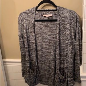 loft marled cardigans with two front pockets